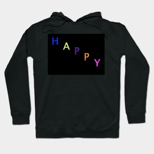 Happy motif Hoodie